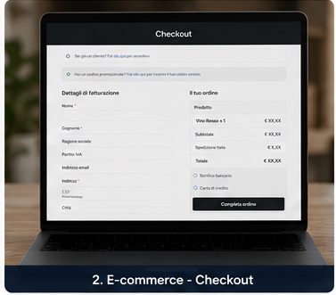 Checkout ecommerce Sorrento Coast