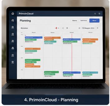 Planning operativo PrimoInCloud integrato con Sorrento Coast